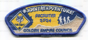 Patch Scan of Golden Empire Council Recruiter CSP (Blue)