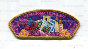 Patch Scan of RGC WEWANOMA Lodge NOAC 2024 CSP (Metallic)