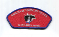 GSMC 2025 Summit Award CSP blue border Great Smoky Mountain Council #557